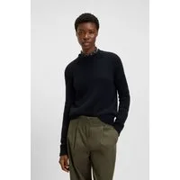 BOSS ORANGE Strickpullover Fesperanasy Premium Damenmode Stehkragen mit Rollkante