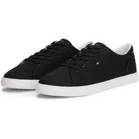 Tommy Hilfiger TH LOW PROFILE VULC CANVAS Plateausneaker Halbschuh, Schnürer, Freizeitschuh mit gepolstertem Schaftrand