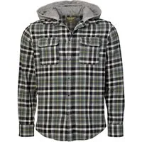 HERO by John Medoox Fleecehemd HOODY Overshirt Regular Fit Casual Fleece für Herren