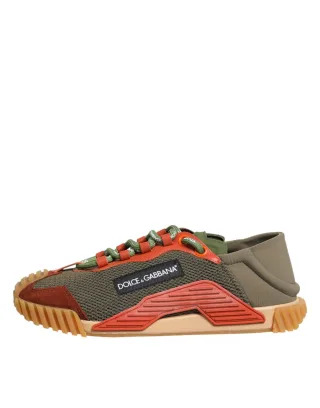 Dolce & Gabbana Mehrfarbige Schnürschuhe NS1 Low Top Sneakers