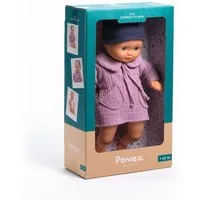 DJECO Babypuppe POMEA Puppe Dalhia Purple