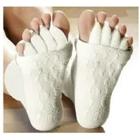 Luna24 simply great ideas... Gesundheitssocken Zehentrennersocke, Uni 39-46, weiß, Hallux Valgus, Zehengesundheit