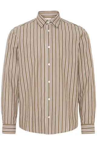 Casual Friday - CFLYON STRIPED SHIRT cinnamon - Gr. - XXL
