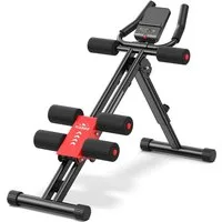 FLYBIRD Bauchtrainer Verstellbar, Faltbares Ganzkörpertraining Gerät (1-St), LCD-Monitor, 150kg Tragfähigkeit für Zuhause