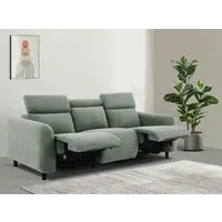 OTTO home 3-Sitzer SKAANE Cord-Sofa, 229 cm, manuelle u. elektrische Relaxfunktion, Relax-Funktion in 2 Sitzen, Kopfteilverstellung, Federkernpolsterung