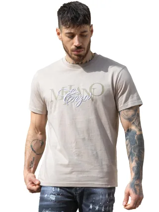 Enzo Milano | Herren T-Shirt mit Rundhalsausschnitt
