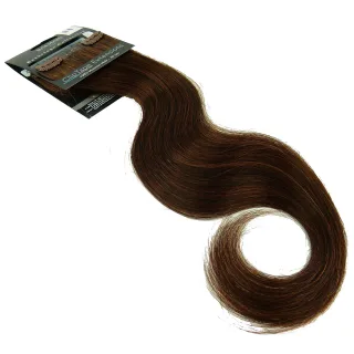Balmain Clip Tape Extensions 40cm Echt Haar Styling Wiederverwendbar Farbauswahl - Dark Red