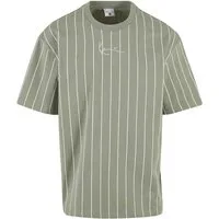 Karl Kani T-Shirt Karl Kani Small Signature Essential Pinstripe Tee (1-tlg)