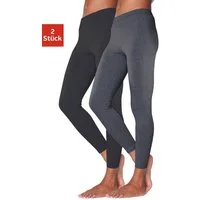 Vivance Active by Lascana Leggings (2er-Pack) mit Gummibund, Loungewear