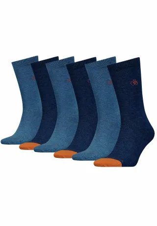 Scotch &amp; Soda Klassische Business Herrensocken im 6er Pack