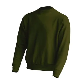 JHK - Sweatshirt Rundhalsausschnitt für Herren/Damen Unisex (Tannengrün)