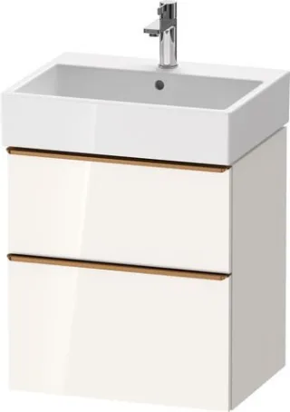 Duravit D-Neo Waschtischunterbau wandhängend Weiß Hochglanz 584x442x625 mm - DE4371004220000 DE4371004220000