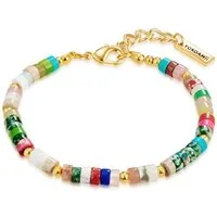 Yokoamii Armband Y21 (1-tlg), Armband gelbgold bunt
