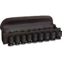 PRO Impact Steckschlüsseleinsatz-Set 3/8", 9-teilig schwarz, Standard