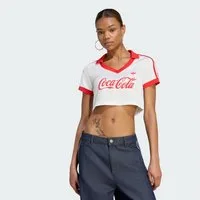 adidas Originals T-Shirt ADIDAS X COCA-COLA TRIKOT, KÜRZER GESCHNITTEN (1-tlg)