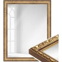 WANDStyle Wandspiegel H215, Gold, aus Kunststoff im antiken Stil