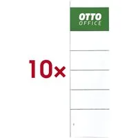 Otto Office Etiketten, für Ordner, 10 Stück, 54x190 mm, zum Einstecken