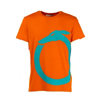 KURZÄRMELIGES T-SHIRT MIT RUNDHALSAUSSCHNITT UND AUFDRUCK FÜR MÄNNER