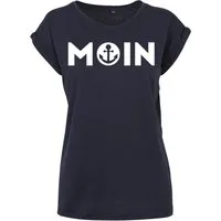 Youth Designz Print-Shirt "Moin mit Anker Print" Damen T-Shirt Statement Geschenk Frauen Motiv mit stylischen und schlichten Aufdruck