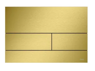 Tece square Betätigungsplatte Metall Gold Optik gebürstet Anti-Fingerprint, 9240847 9240847