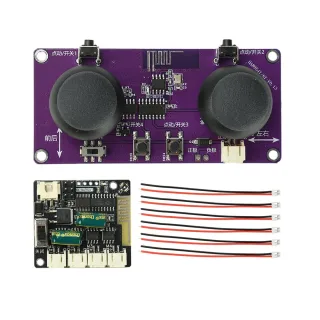 8-Channel 2.4GHz Wireless Remote Control Module Kit with Dual-Thumbstick Design for DIY Remote Control Cars And Boats