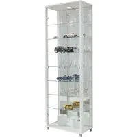 fif möbel Vitrine OPTIMA Standvitrine/Glasvitrine 2x Glastür,perfekt für Sammler,Sammlervitrine