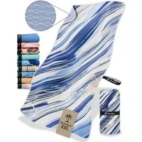 NirvanaShape Strandtuch Reise Handtuch Strandtuch XXL - Strandhandtuch, Mikrofaser Badetuch