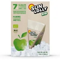 SUN LOLLY Süßigkeit, Sun Lolly Wassereis zum Selbsteinfrieren Apfelgeschmack Bio 7er