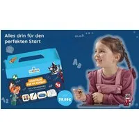 Edurino Lernspielzeug Schulstarterbundle Mika Robin Stift Sammelmäppchen Extras Stundenplan