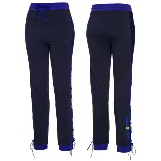 Puma x Rihanna Fenty Damen Marineblaue Schnürtrackpants