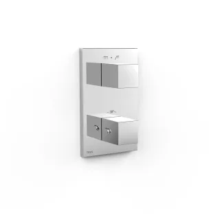 Tres Sichtbares Teil für 2 Wege Unterputzgehäuse Therm box , 00625001 00625001