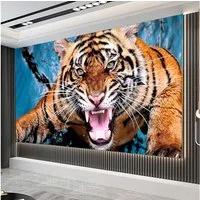 Trayosin XXL-Wandbild Diamond Painting Erwachsene Set 5D Diamant Tiger Brüllen Groß XXL