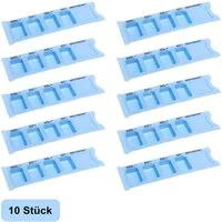 AMPri Pillendose Med-Comfort - Medikamentendispenser - Tagesbehälter - blau - 10Stk.
