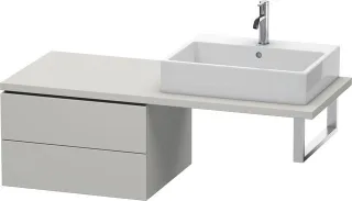 Duravit L-Cube Unterschrank für Konsole Betongrau Matt 620x547x400 mm - LC583800707 LC583800707