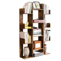 VASAGLE Bücherregal Standregal, mit 13 Fächern, 86 x 25 x 140 cm
