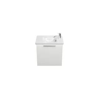 Burgbad Keramik Waschtisch-Set Eqio Weiß Matt/Alpinweiss, SFPQ053F6014C0001 SFPQ053F6014C0001
