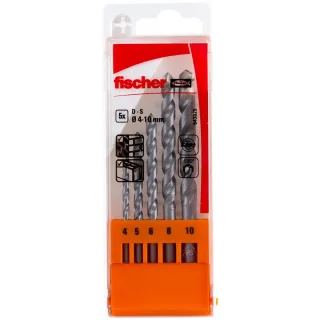 Fischer Steinbohrer D-S Set 4-10mm (5) - 543025