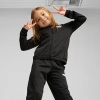 PUMA Trainingsanzug ESS NO.1 LOGO POLY SUIT PS (2-tlg), zweiteiliges Set, Regular Fit, mit verstellbarem Kordelzug