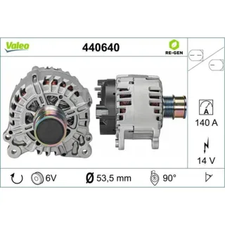 Valeo Generator  140A Audi Seat Skoda VW 440640