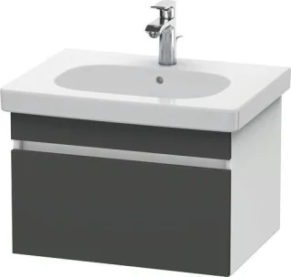 Duravit DuraStyle Waschtischunterbau wandhängend Graphit & Weiß Matt 600x453x398 mm - DS638304918 DS638304918