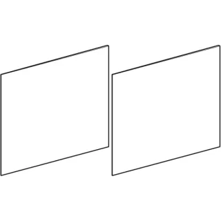 Geberit Auszugfront Set, Lava, Acanto zu WaschtischU 120 Art.-Nr.: 500.613.JK.2, 243894JK1 243894JK1