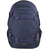 coocazoo Schulranzen Schulrucksack MATE Blue Motion (1 Stück), ergonomisch, reflektiert, Körpergröße: 135 - 180 cm