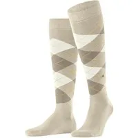 Burlington Kniestrümpfe Manchester Kniestrümpfe (1-Paar) mit elegant schimmernder Baumwolle