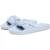 Tommy Jeans TJW BRAIDED SLIDES Pantolette Sandale, Pantolette, Flat mit geflochtener Bandage