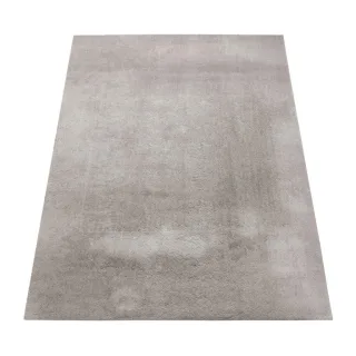 Paco Home Kurzflorteppich, Grau, Textil, Rechteckig, 160x220 cm, strapazierfähig, für Fußbodenheizung geeignet, Teppiche & Böden, Teppiche