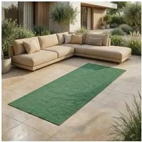 Jimri Outdoorteppich Key West, Läufer, Outdoor Teppich Balkonteppich Terassenteppich