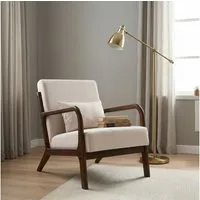 HomeMiYN Ohrensessel Ohrensessel Relaxsessel – Sessel mit Holzrahmen für Wohnzimmer & Flur