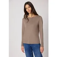 STREET ONE Langarmshirt mit U-Boot-Ausschnitt