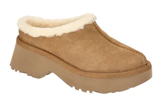 UGG 1162510 che NEW HEIGHTS COZY CLOG Damen Pantoletten braun Echtleder Warmf...