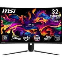 MSI MPG 321CURX QD-OLED Curved-Gaming-OLED-Monitor (80 cm/32 ", 3840 x 2160 px, 4K Ultra HD, 0,03 ms Reaktionszeit, 240 Hz, QD-OLED)